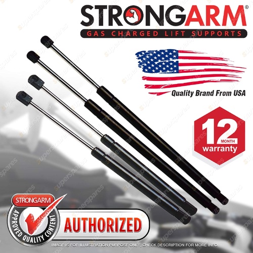4 x StrongArm Bonnet+Lift Tailgate Gate Gas Struts for Kia Carnival Cherokee VQ
