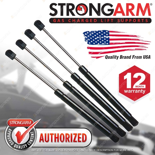 4 Pcs StrongArm Bonnet + Tailgate Gas Lift Struts for Audi A4 B6 B7 8E 01-08