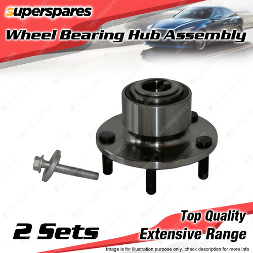 2x Front Wheel Bearing Hub Assembly for Mazda Axela BK Mazda 3 BK SP23 BK
