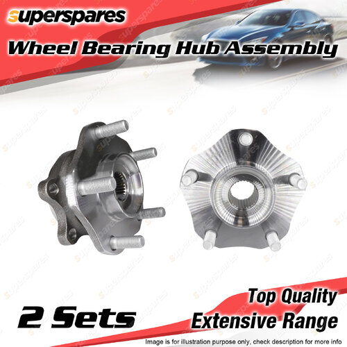 2x Front Wheel Bearing Hub Assembly for Nissan X-Trail T32 4Cyl 2013-On