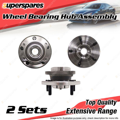 2x Front Wheel Bearing Hub Ass for Dodge Journey JC 2.7 3.6L EER ERB V6 08-22