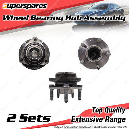 2x Front Wheel Bearing Hub Ass for Holden Commodore VF 3.0L 3.6L 6.0L 6.2L 13-17