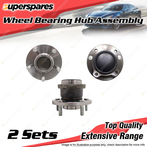 2x Rear Wheel Bearing Hub Ass for Mazda 3 BK 2.0 2.3L LF RF L3 I4 SOHC 03-10