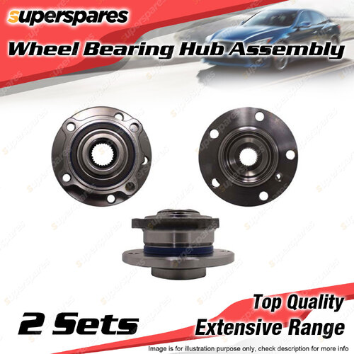 2x Front Wheel Bearing Hub Ass for Mini Countryman R60 1.6L N18B16A I4 11-17