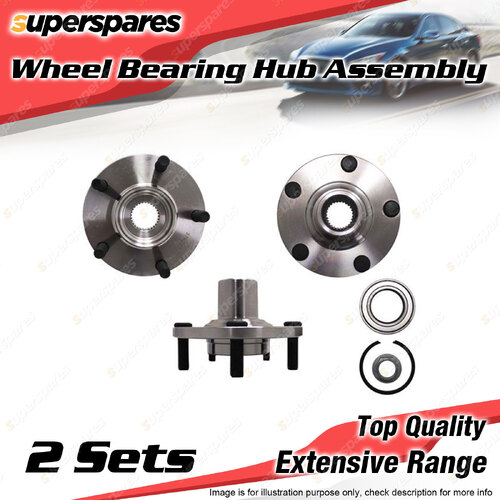 2x Front Wheel Bearing Hub Assembly for Nissan Maxima A33 J31 3.0 3.5L V6 99-09
