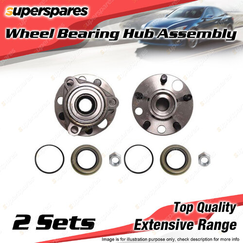 2x Front Wheel Bearing Hub Assembly for Chevrolet Cavalier TJG 2.4L 1995-2000