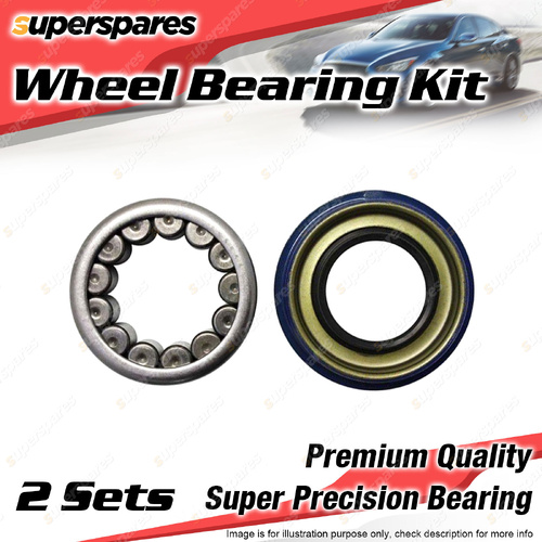 2x Rear Wheel Bearing Kit for Chevrolet Silverado 1500 6.2L L87 313kW 4WD