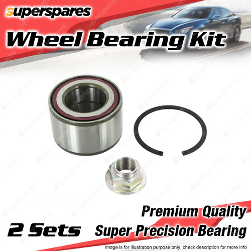 2x Front Wheel Bearing Kit for Ford Everest UB Ranger PY 2.0L 3.0L Diesel