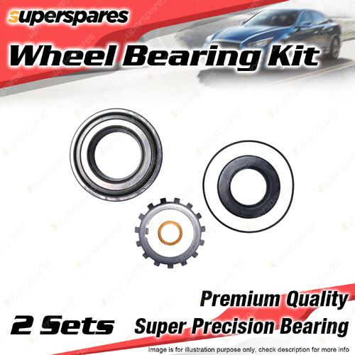 2x Rear Wheel Bearing Kit for HSV Colorado Sportscat RG U148PK 2.8L Diesel LWN