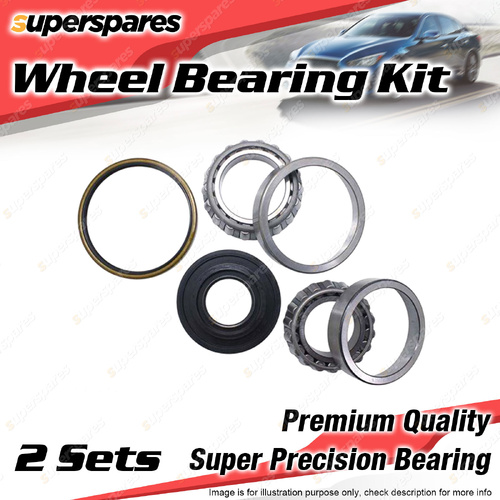 2x Rear Wheel Bearing Kit for Mitsubishi Fuso FN 7.5L Diesel 199kW 2021-On