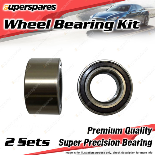 2x Front Wheel Bearing Kit for Toyota Vitz NHP130 KSP130 NSP135 Yaris NCP131