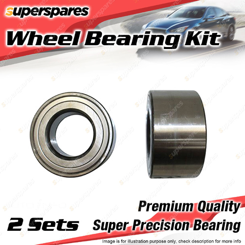 2 Front Wheel Bearing Kit for Toyota Highlander Kluger GSU50 GSU55 Premio ZRT261