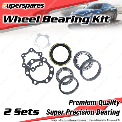 2x Front Wheel Bearing Kit for Toyota Landcruiser VDJ76 VDJ78 VDJ79 2012-2025