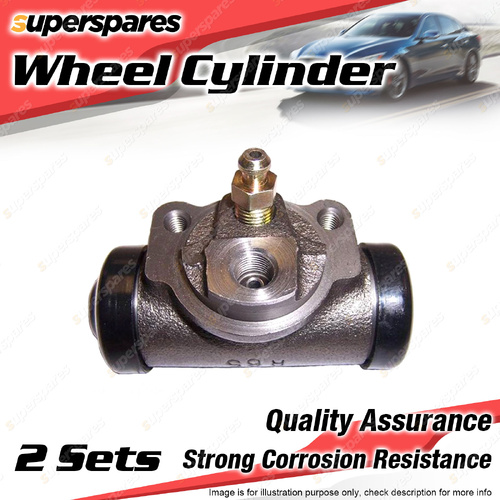 2x Rear Wheel Cylinders for Mazda Bongo Brawny TRH200 2.0L 99kW RWD 04/2019-On