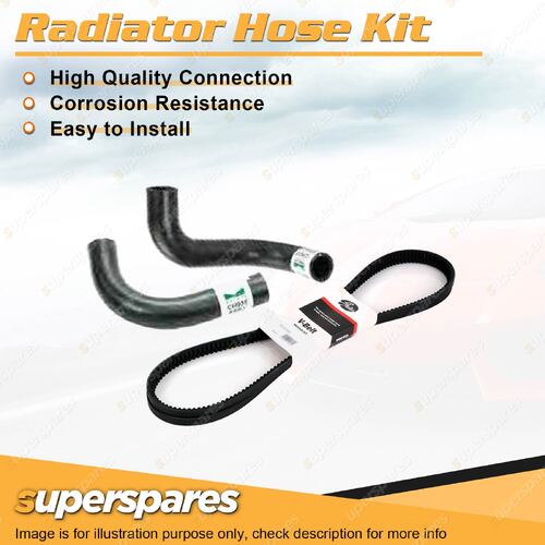 Radiator Hose + Gates Belt Kit for Holden Torana LH LJ 3.3L 72-76 without A/C
