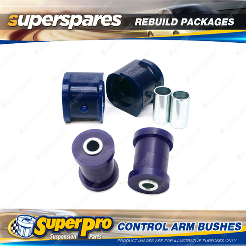 Front SuperPro Control Arm Bush Kit for Hyundai Lantra J1 GL Sedan 1990-1995