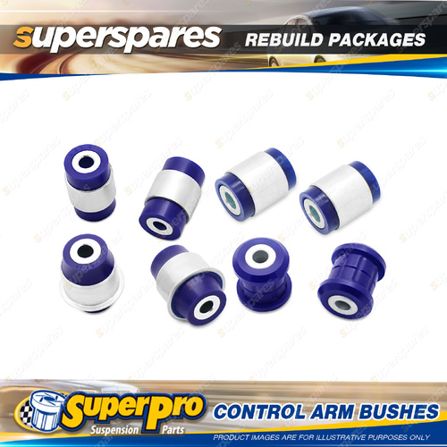 Rear SuperPro Control Arm Bush Kit for Volkswagen CD CG Golf MK8 R 2020-On