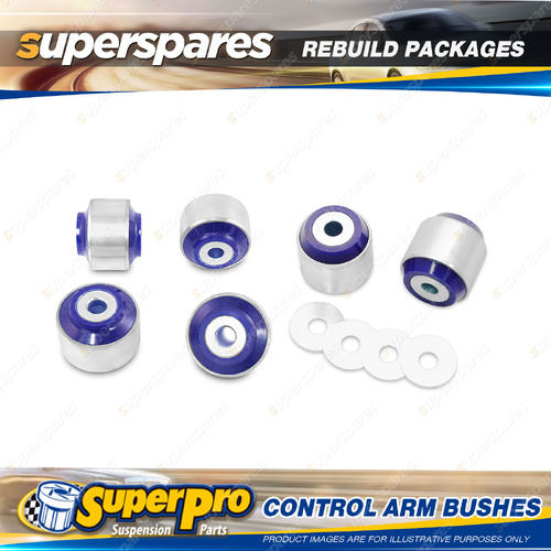 Front SuperPro Control Arm Bush Kit for Audi A6 C6 4F 2WD Quattro 2004-2011