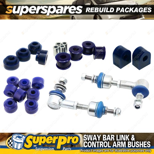 Front SuperPro Control Arm Sway Bar Bush Kit for Patrol Y60 GQ Wagon Y61 GU Cab