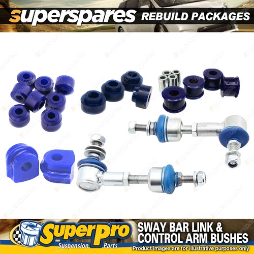 Front SuperPro Control Arm Sway Bar Bush Kit for Patrol Y61 GU Cab Coil Coil ABS