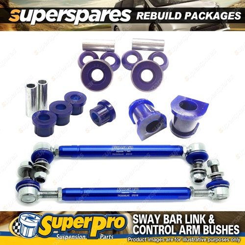 Front SuperPro Control Arm Sway Bar Bush Kit for Toyota Corolla E120 E130 00-07