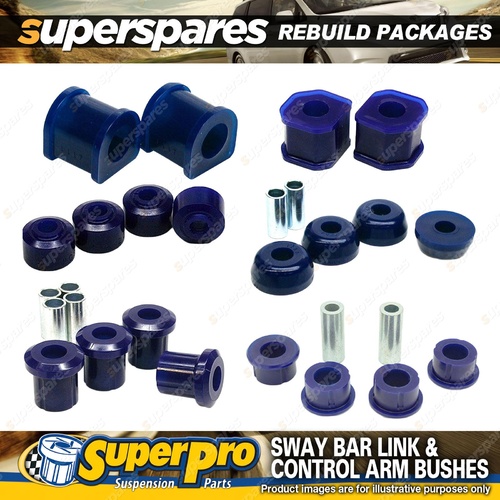 Front SuperPro Control Arm Sway Bar Bush Kit for Mitsubishi Triton MK 2WD 96-06