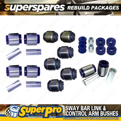 Rear SuperPro Control Arm Sway Bar Bush Kit for Ford Falcon BA BF Sedan 02-2008