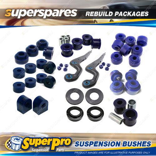 Front SuperPro Suspenison Bush Kit for Nissan Patrol Y61 GU Cab Coil Coil No ABS
