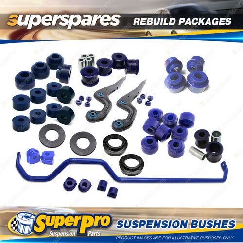 Front SuperPro Suspenison Bush Kit for Nissan Patrol Y61 GU Cab Coil Coil ABS