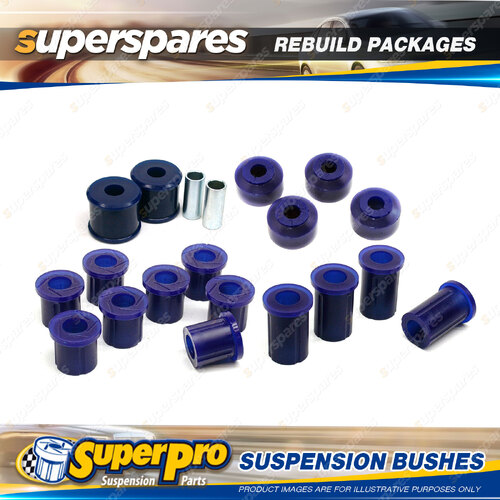 Front SuperPro Suspenison Bush Kit for Toyota Hilux RN46R LN46 1979-1983