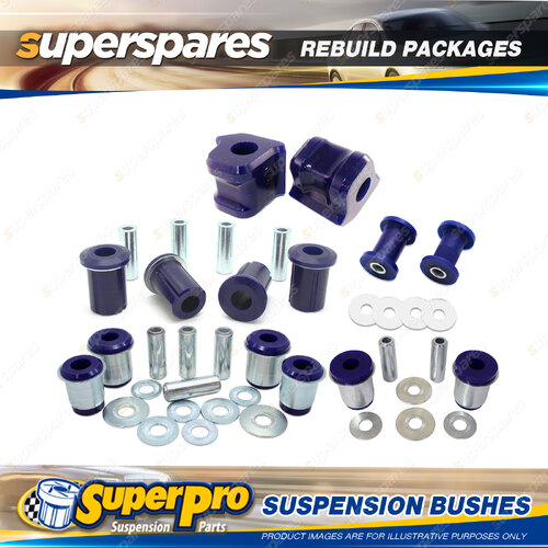 Front SuperPro Suspenison Bush Kit for Toyota Hilux KUN16 GGN15 2WD Cab 05-15