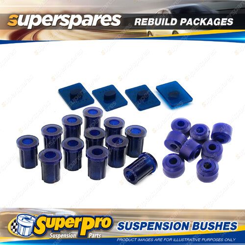 Front SuperPro Suspenison Bush Kit for Toyota Landcruiser 43 45 47 72-80