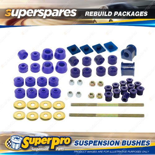 Front SuperPro Suspenison Bush Kit for Toyota Landcruiser 75 Series 85-99