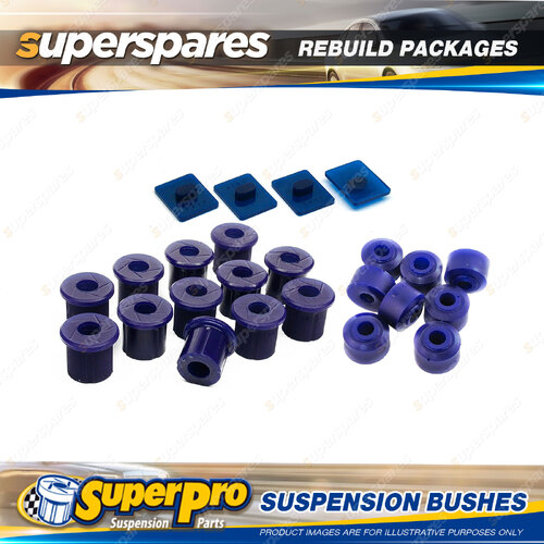 Front SuperPro Suspenison Bush Kit for Toyota Landcruiser 43 45 47 80-84