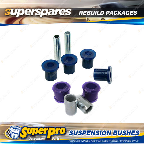 Front + Rear SuperPro Suspenison Bush Kit for Ford F-350 2WD 2000-2004