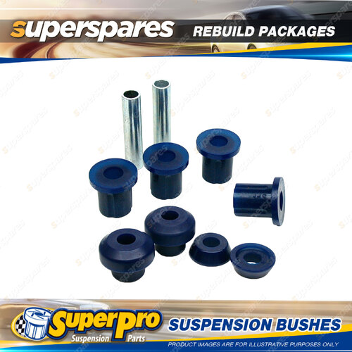 Front + Rear SuperPro Suspenison Bush Kit for Ford F-350 2WD 6/1979 - 12/1980