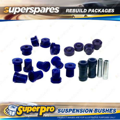 Front + Rear SuperPro Suspenison Bush Kit for Ford Fairlane Compact 1962-1964