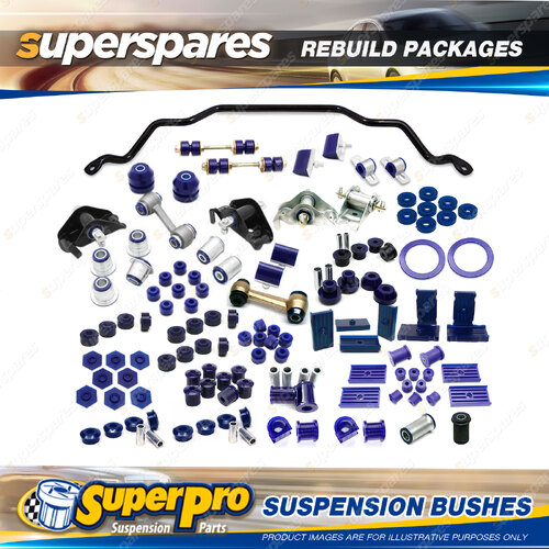 Front + Rear SuperPro Suspenison Bush Kit for Ford Falcon XA XB 1972-1982