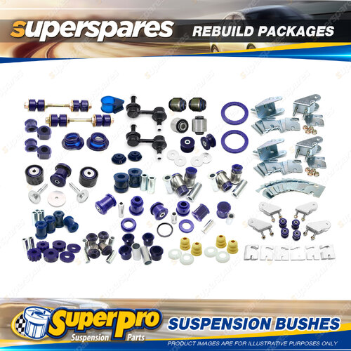 Front + Rear SuperPro Suspenison Bush Kit for Ford Falcon AU I Sedan IRS 98-02