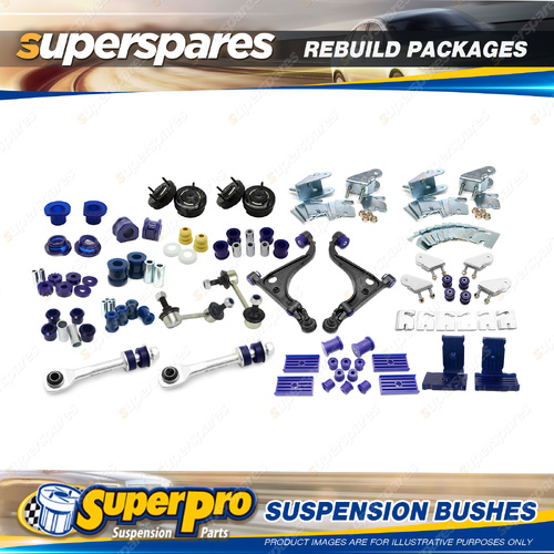 Front Rear SuperPro Suspenison Bush Kit for Ford Falcon BA BF RTV Wagon Ute Cab