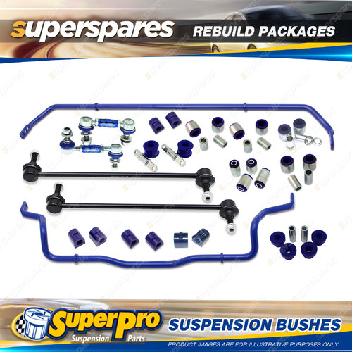 Front + Rear SuperPro Suspenison Bush Kit for Ford Focus MK3 LZ RS AWD 2015-on