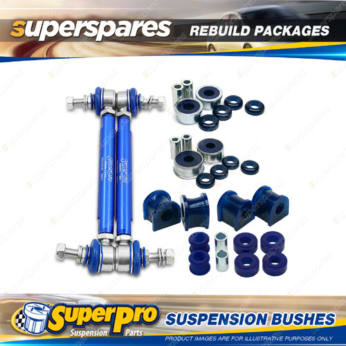 Front + Rear SuperPro Suspenison Bush Kit for Ford Mondeo HA HB HC HD 1996-1998
