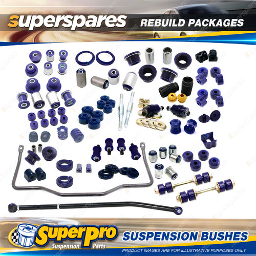 F+R Superpro Suspenison Bush Kit for Holden Calais VN VP Sedan Wagon Solid Axle