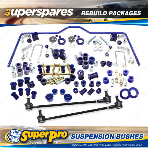 F+R SuperPro Suspenison Bush Kit for Holden Colorado RG 4WD 2WD Hi-Rider 13-on