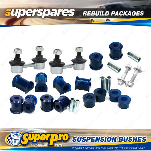 Front + Rear SuperPro Suspenison Bush Kit for Mitsubishi Galant HG HH 1988-1993
