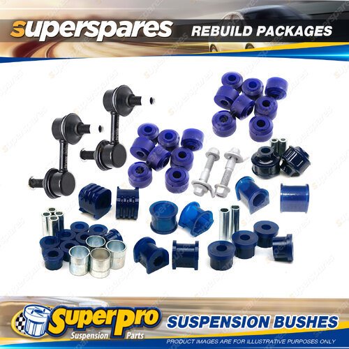 Front + Rear SuperPro Suspenison Bush Kit for Mitsubishi Lancer CC GSR Awd 92-96
