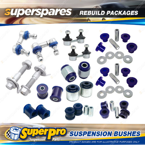 Front Rear SuperPro Suspenison Bush Kit for Mitsubishi Verada KL KW Sedan 03-05