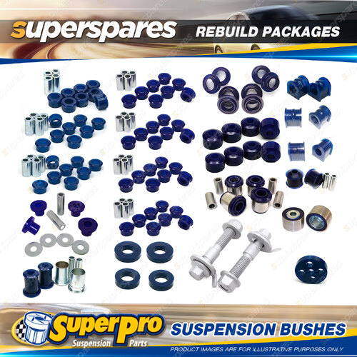 Front + Rear SuperPro Suspenison Bush Kit for Nissan 180 SX S13 1988-1996