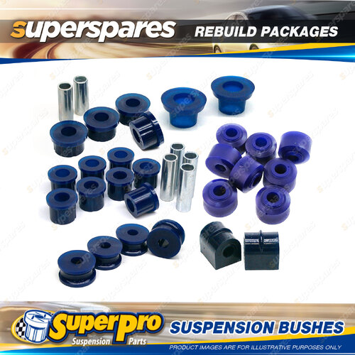 Front + Rear SuperPro Suspenison Bush Kit for Nissan 280 ZX S130 1980-1983