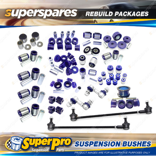 Front + Rear SuperPro Suspenison Bush Kit for Nissan 350 Z Z33 2003-2009